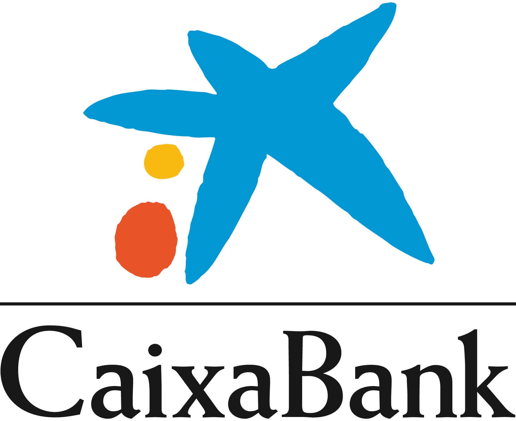 Logo de CaixaBank, cliente de Circodelia PRO para eventos de empresa